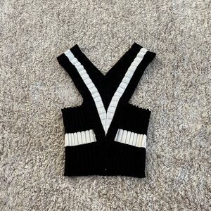 Black and White Women's Top